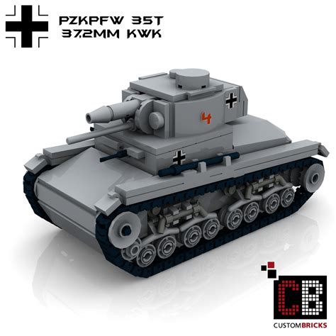 Custombricks De Custom Ww Pzkpfw Panzerkampfwagen T Panzer Wwii