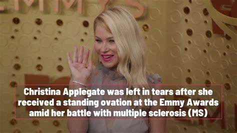 Christina Applegate Cries During Standing Ovation At The Emmys