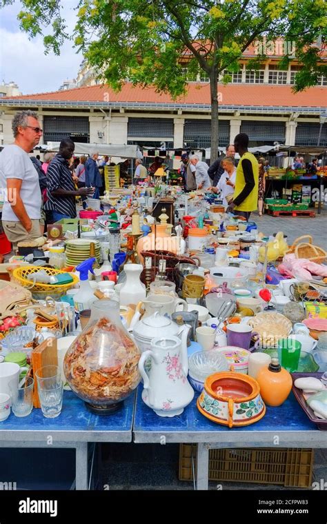 Paris Flea Market Stall Bric A Brac Marche D Aligre Place D Aligre