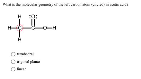 Ch3cooh Molecular Geometry