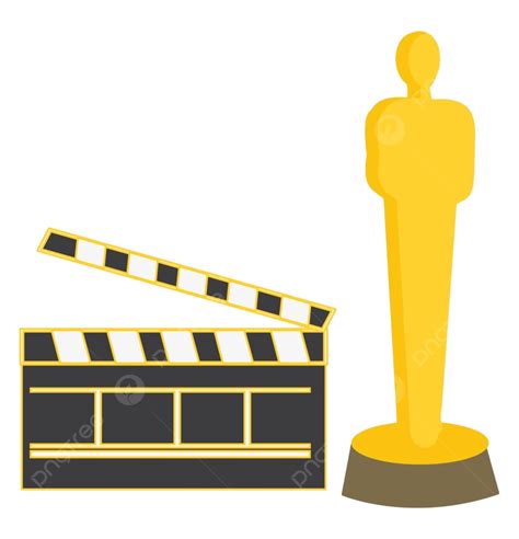 Oscars Clipart Transparent Png Hd Oscar Illustration Vector On White