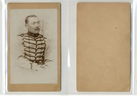 Officier Soldat Militaire Hussard E R Giment D Infanterie Cdv