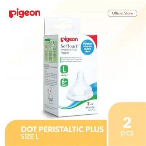 Jual Pigeon Nipple Peristaltic Plus Dot Pigeon Wide Neck Shopee