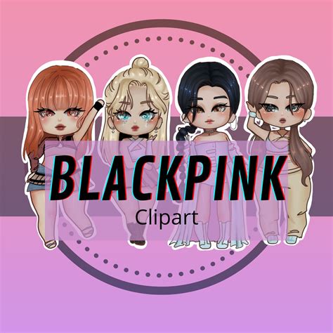 blackpink clipart printable kpop custom kpop art bp cute chibi anime