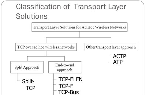 TRANSPORT LAYER AND SECURITY PROTOCOLS FOR AD HOC WIRELESS NETWORKS