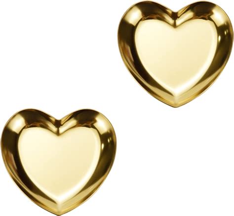 Amazon Kumgrot Stainless Steel Heart Shaped Storage Tray Jewelry