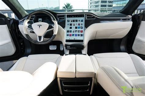 Black Tesla Model S Bentley Linen Interior Artofit