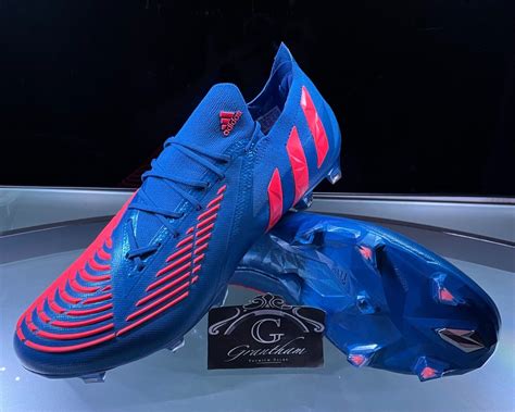 Adidas Predator Edge1 Low Fg Hi Res Blue Turbo 85uk For Sale Online Ebay