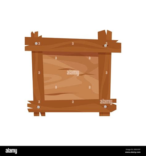 Handmade Wooden Sign Illustration Stock Vector Image And Art Alamy