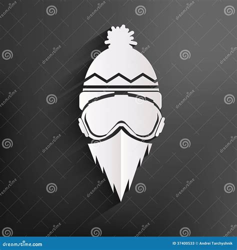 Snowboarder Icon Stock Vector Illustration Of Action 37400533