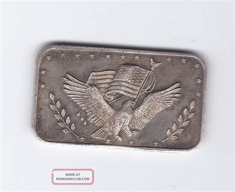 Eagle Flag Silver Trade Unit 1 Troy Ounce 999 Fine Silver Bar