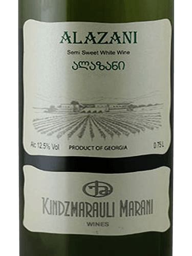 Kindzmarauli Marani Alazani Valley Semi Sweet White Алазанская