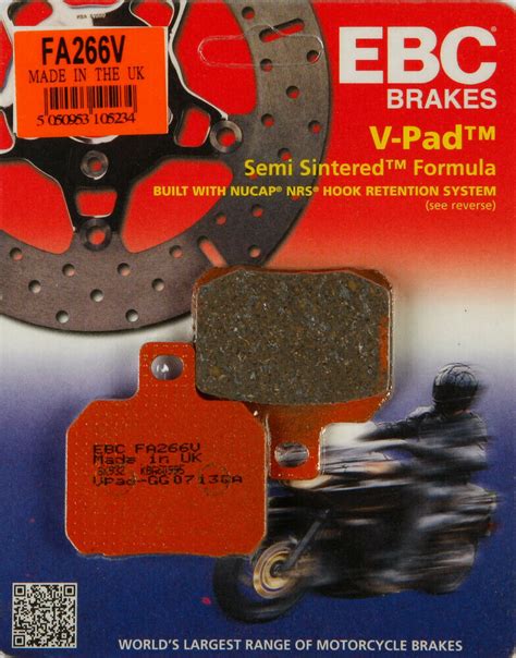 Ebc Semi Sintered V Brake Pads One Pair Fa V Ebay