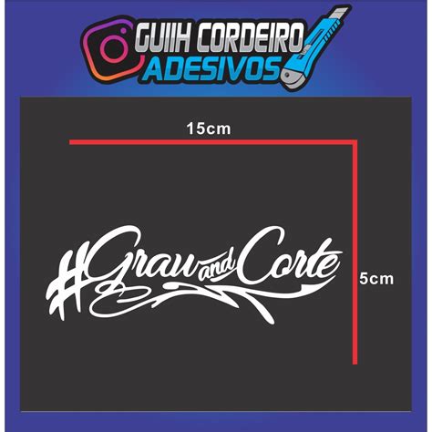 Adesivo Grau And Corte Shopee Brasil