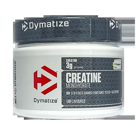 Creatina Monohidratada Dymatize 300 Gramos Creapure De Dymatize