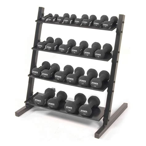 Premium Neoprene Dumbbell Black Power Systems