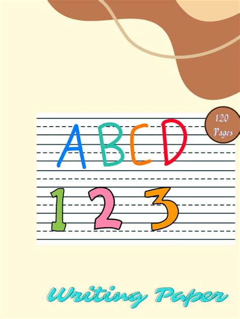 Kindergarten Writing Paper: Guided Handwriting Practice for Kids