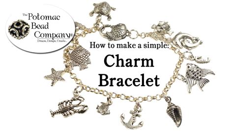 How To Make A Simple Charm Bracelet Youtube