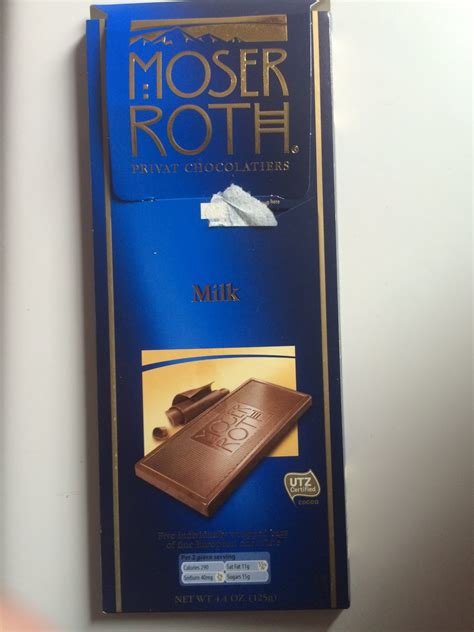 The Budget Reviews: Moser Roth Milk Chocolate Bar (Aldi)