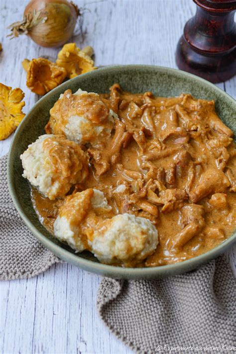 Pilzragout mit Semmelknödel Experimente aus meiner Küche