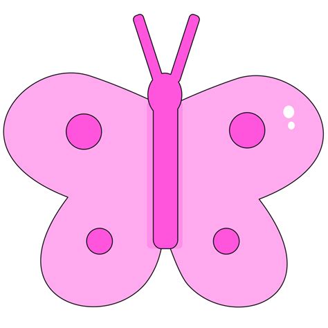 Pink Butterfly Design 27385515 PNG