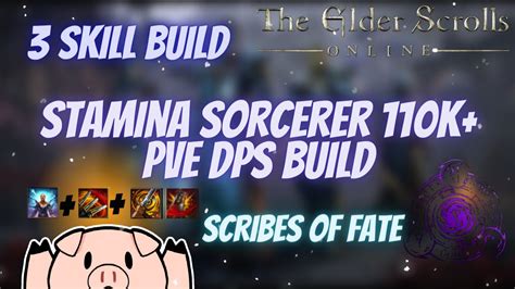 Eso Off Meta Skill Stamina Sorcerer Stamsorc K Pve Dps Build