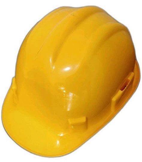 Pvc Yellow Industrial Safety Helmet Size Medium At Piece In