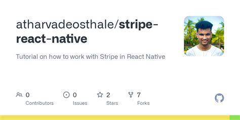 GitHub Atharvadeosthale Stripe React Native Tutorial On How To Work