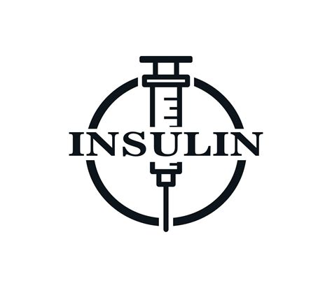 Insulin Icon Vector Logo Design Template 7166877 Vector Art At Vecteezy