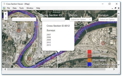 Cross Section Maps