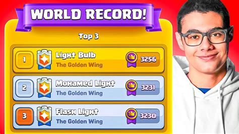 Mohamed Light Broke The Most Insane World Record In Clash Royale