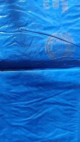 Knitted Blue Waterproof Hdpe Tarpaulin For Agriculture Thickness Mm