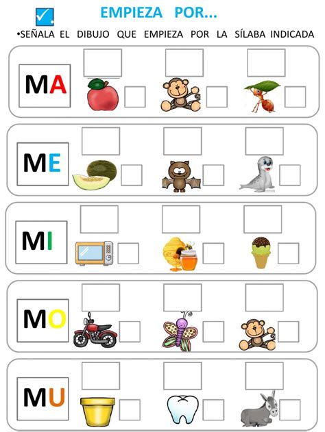 Juegos De Lengua Juego De Conoce Las Silabas Con La M M Cerebriti