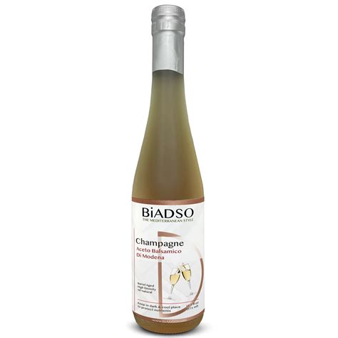 Champagne White Balsamic Vinegar Biadso