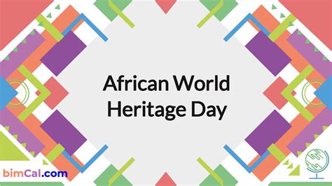 African World Heritage Day 2025