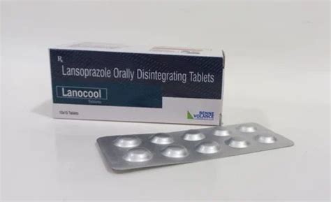 Lansoprazole Orally Disintegrating Tablets 15mg At Rs 120box Lansoprazole Orally