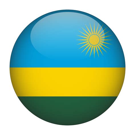 Rwanda 3d Rounded Flag With Transparent Background 15272136 Png