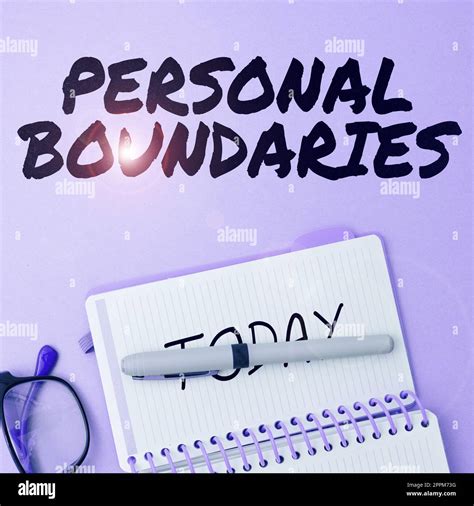 Text Caption Presenting Personal Boundaries Business Overview