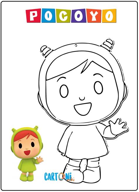 coloring pages valentina pocoyo ready for download