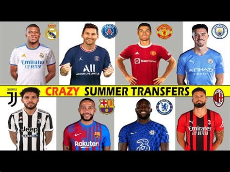 50 BEST CONFIRMED TRANSFERS NEWS SUMMER 2021 FT I CR7 Messi Mbappe