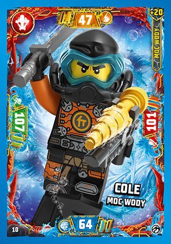 LEGO NINJAGO TCG7 Nr 10 Cole Moc Wody Kultowy Pl