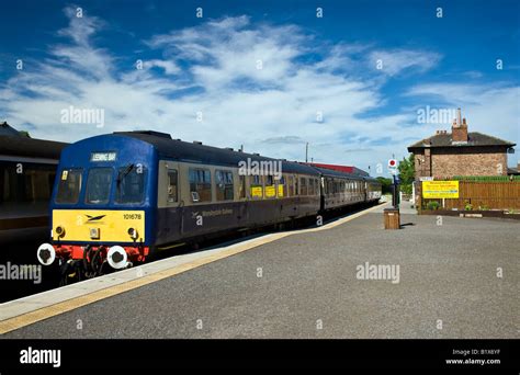 Wensleydale Railway Leeming Bar Near Bedale North Yorkshire Stock Photo