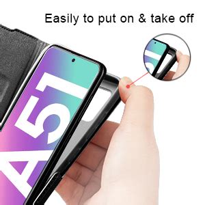 Aunote Samsung A51 Phone Case Slim Ultra Galaxy A51 Flip Wallet