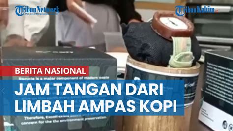 Manfaatkan Ampas Kopi Mahasiswa UM Bikin Jam Tangan Dari Limbah Sisa