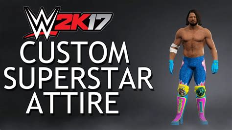 WWE 2K17 Custom Superstar Attire New Day AJ Styles YouTube