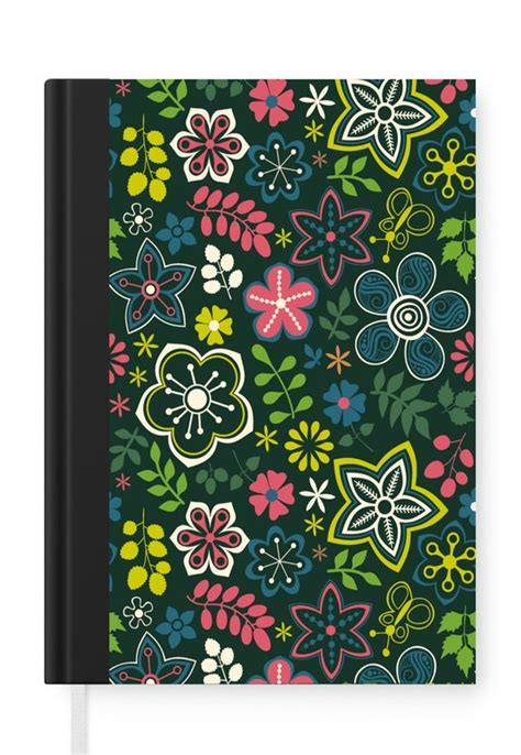 Carnet Carnet D Criture Feuilles Motifs Fleurs Carnet