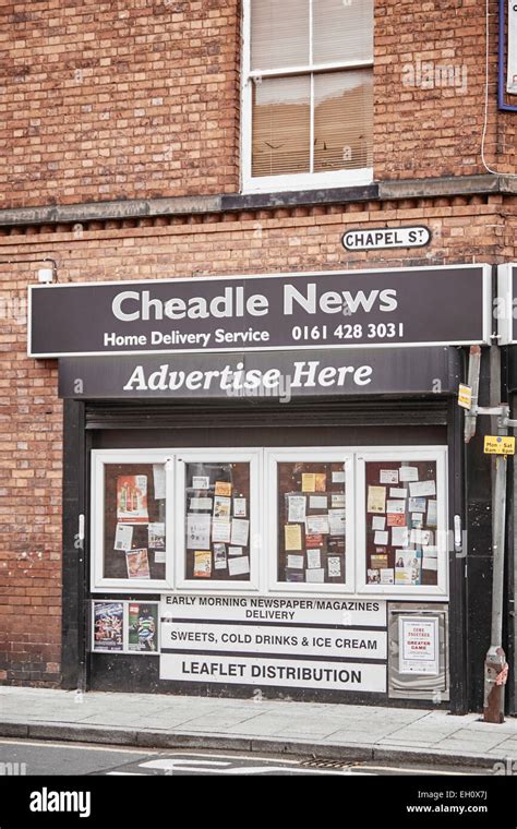 Newsagent Window Hi Res Stock Photography And Images Alamy