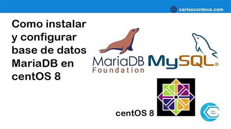 Instalación Y Configuración Base De Datos Mariadb Vs Mysql En Centos 8 Benisnous