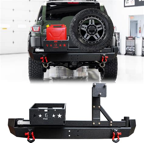 Amazon Luywte For Fj Cruiser New Steel Rear Bumper With