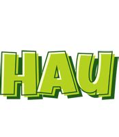 Hau Logo | Name Logo Generator - Smoothie, Summer, Birthday, Kiddo, Colors Style